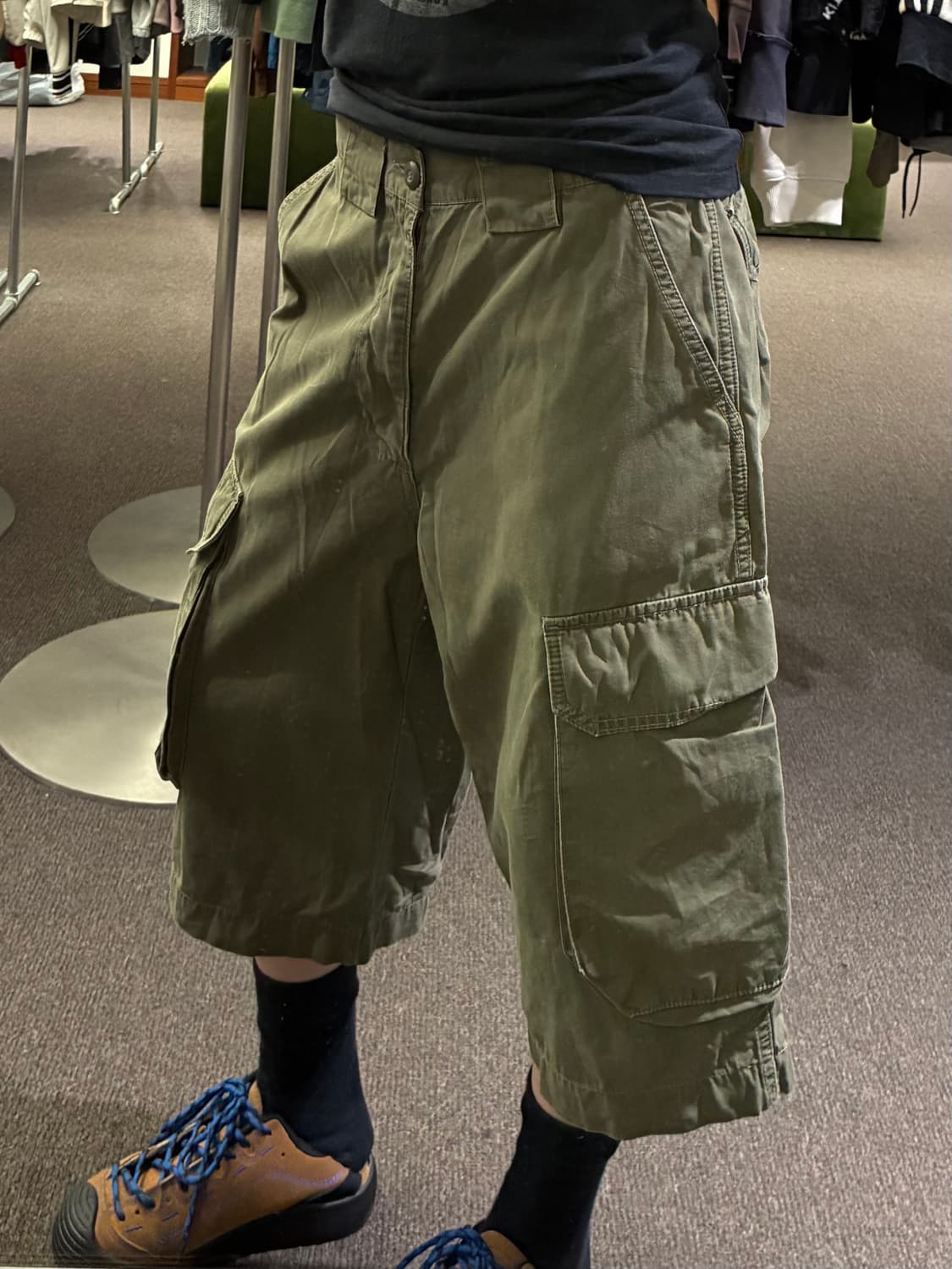 M)Japanese vintage 여성 카고 반바지 상품이미지1