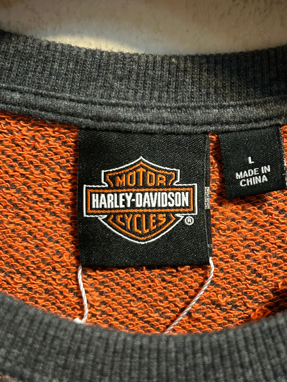 할리데이비슨 테리 패치 로고 크루넥 스웻셔츠 상품이미지6