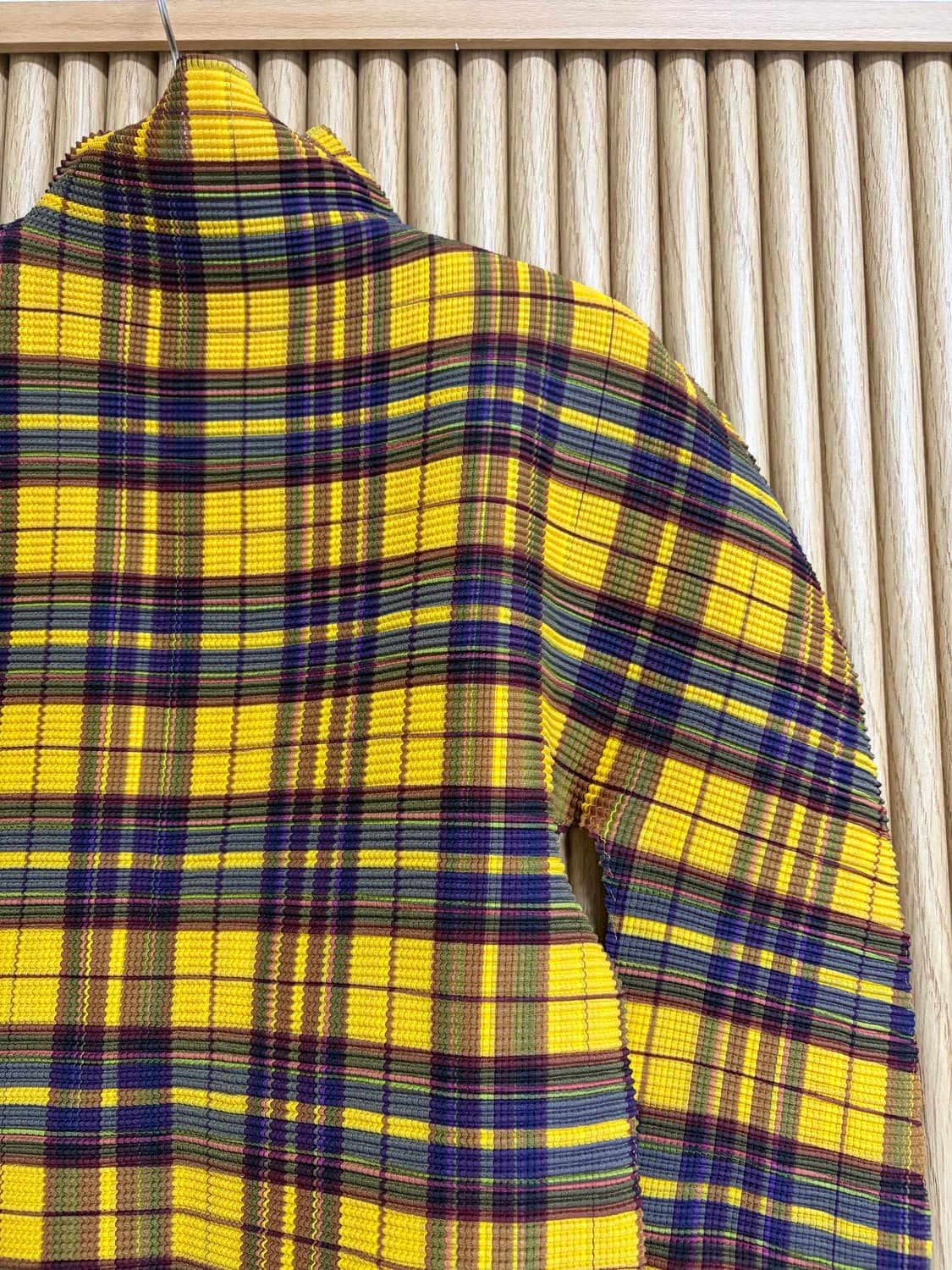 이세이미야케 미 체크 블라우스 상품이미지8