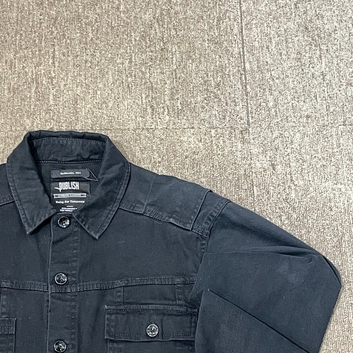 (S) Publish 빈티지 블랙 데님 자켓 상품이미지5