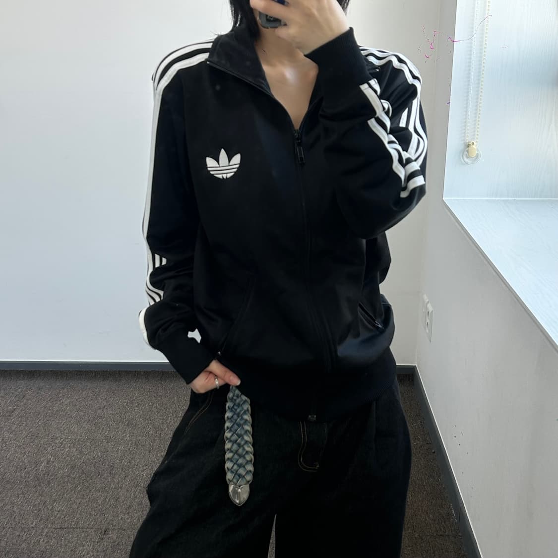 Adidas 아디디스 블랙 구파 져지  상품이미지1