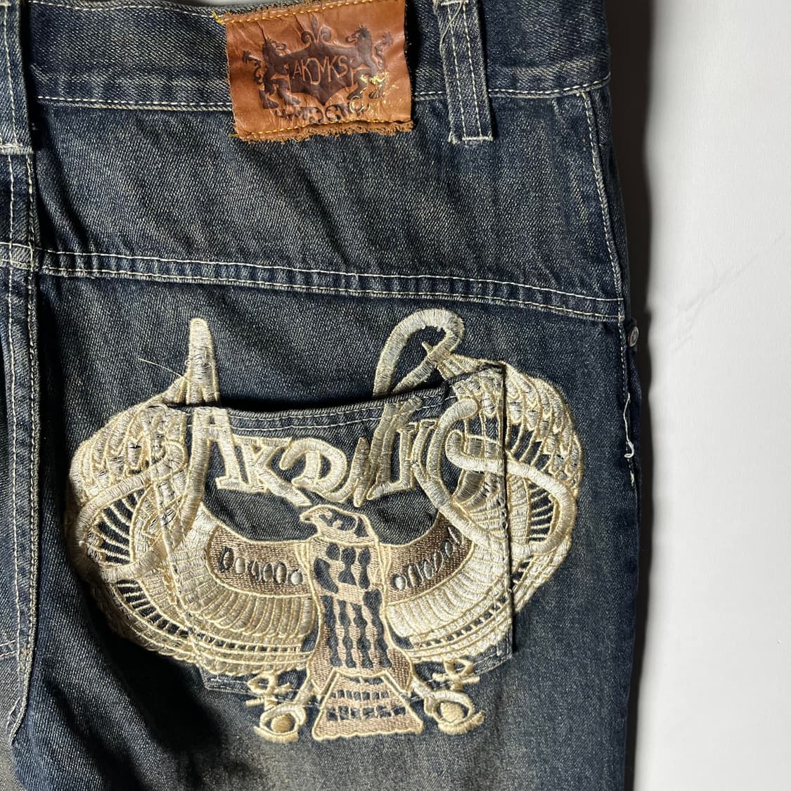 [Akademiks] 아카테믹 올드스쿨 데님팬츠 상품이미지3