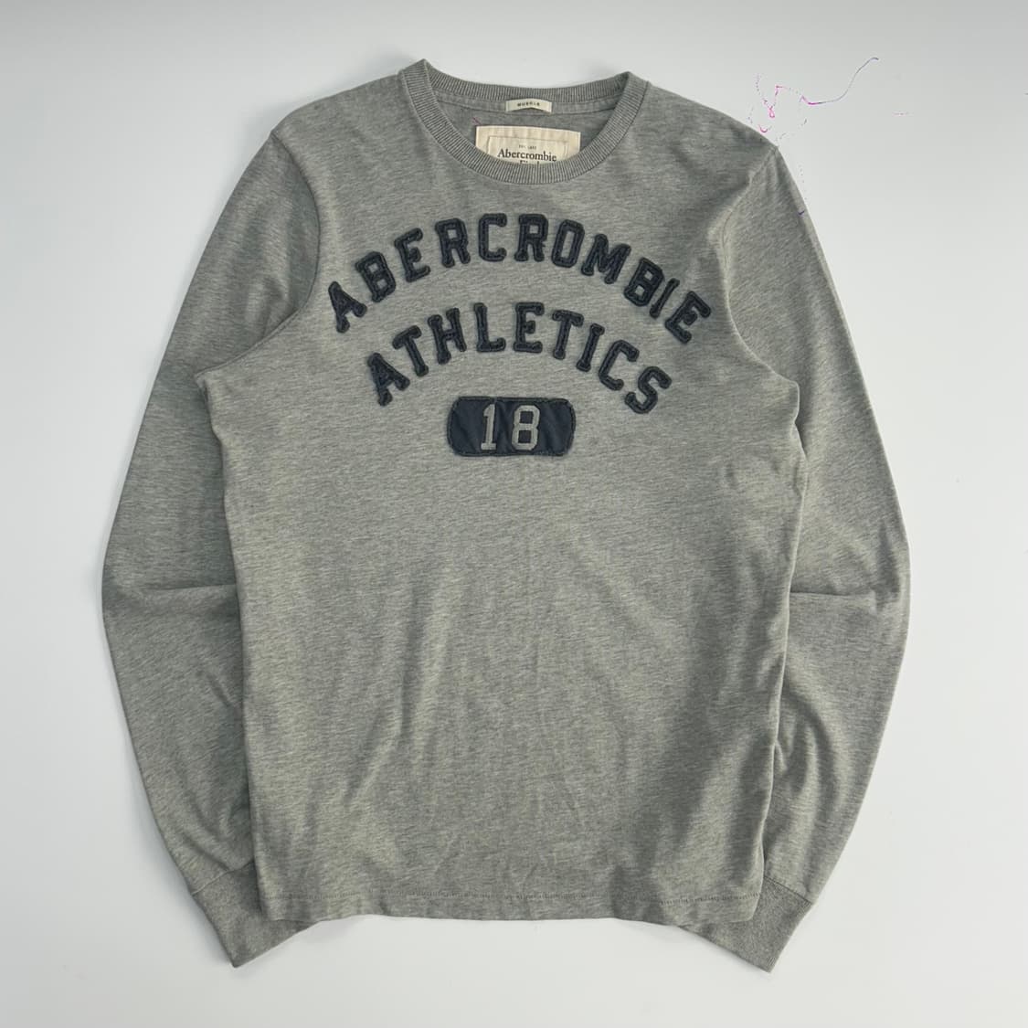 Abercrombie 아베크롬비 스펠아웃 로고 롱슬리브 상품이미지3