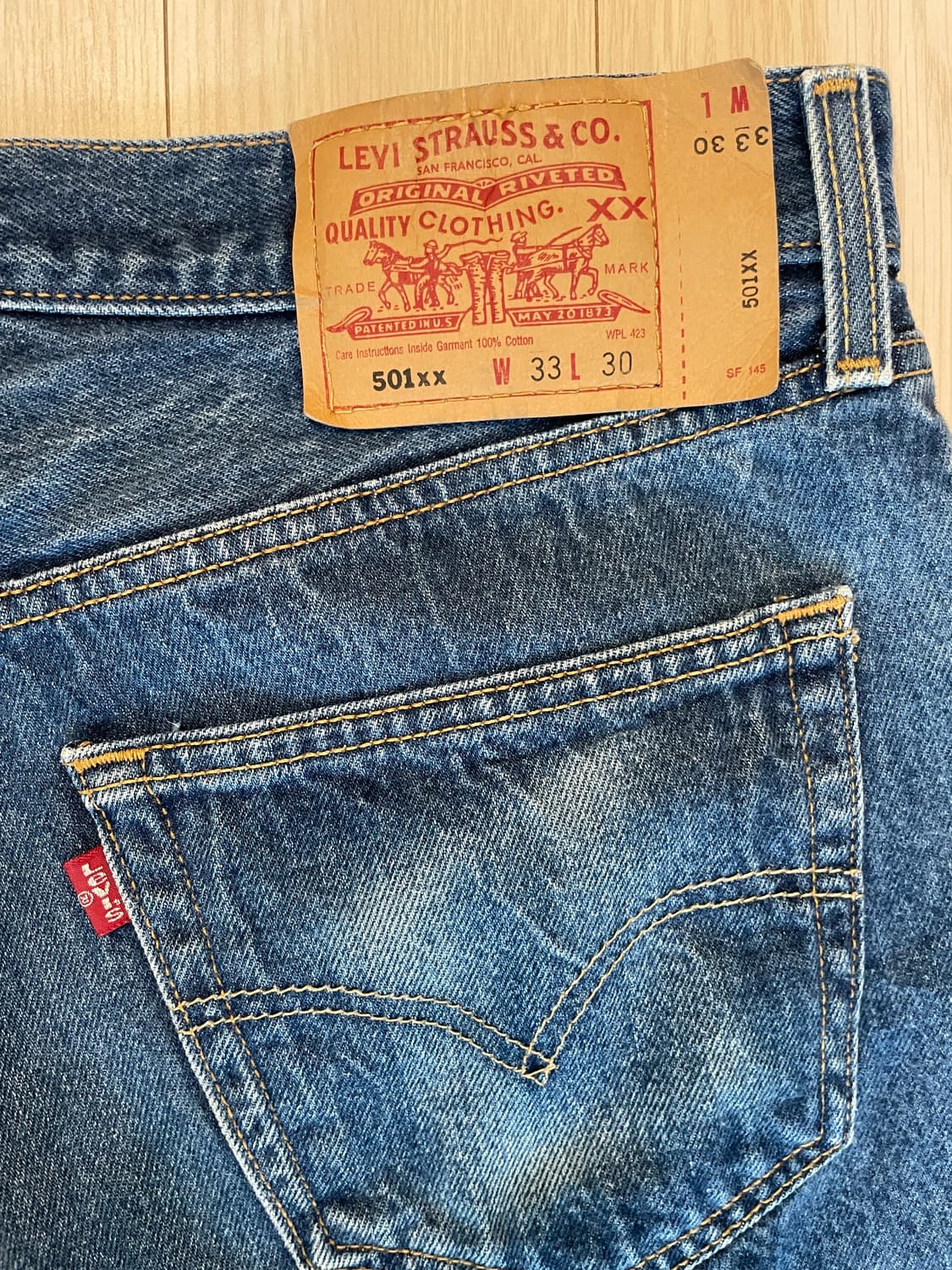 90s 빈티지 리바이스 501 33x30 (실측30x28) 상품이미지3