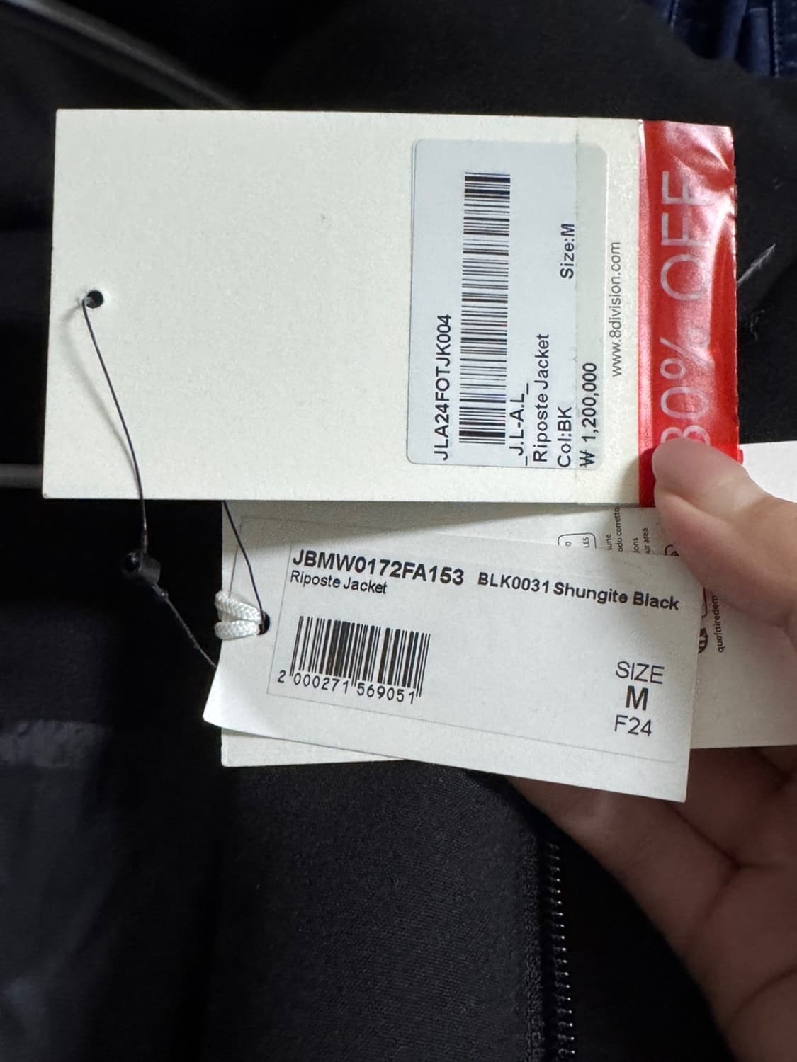 J.L.A.L 패딩 M 상품이미지5