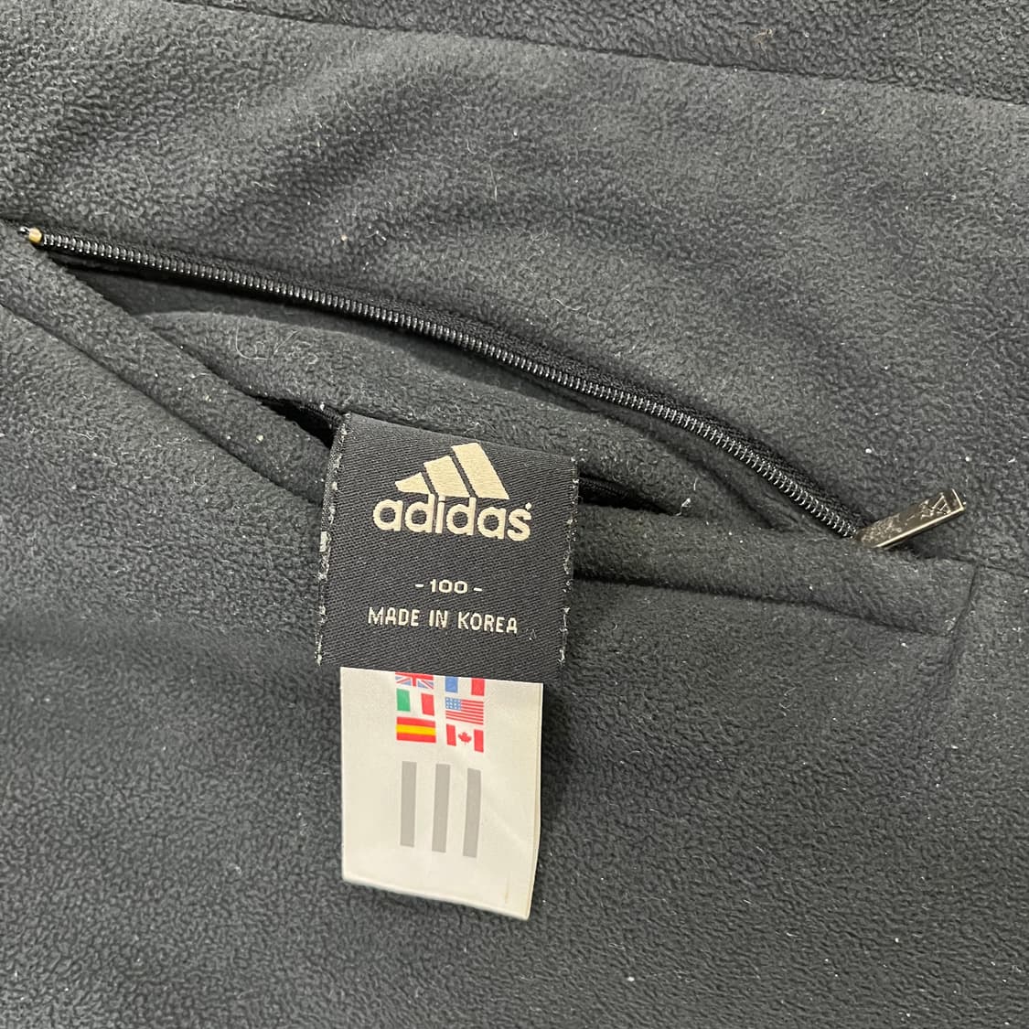 100 아디다스 올드빈티지 양면 후리스 0130M1 상품이미지5