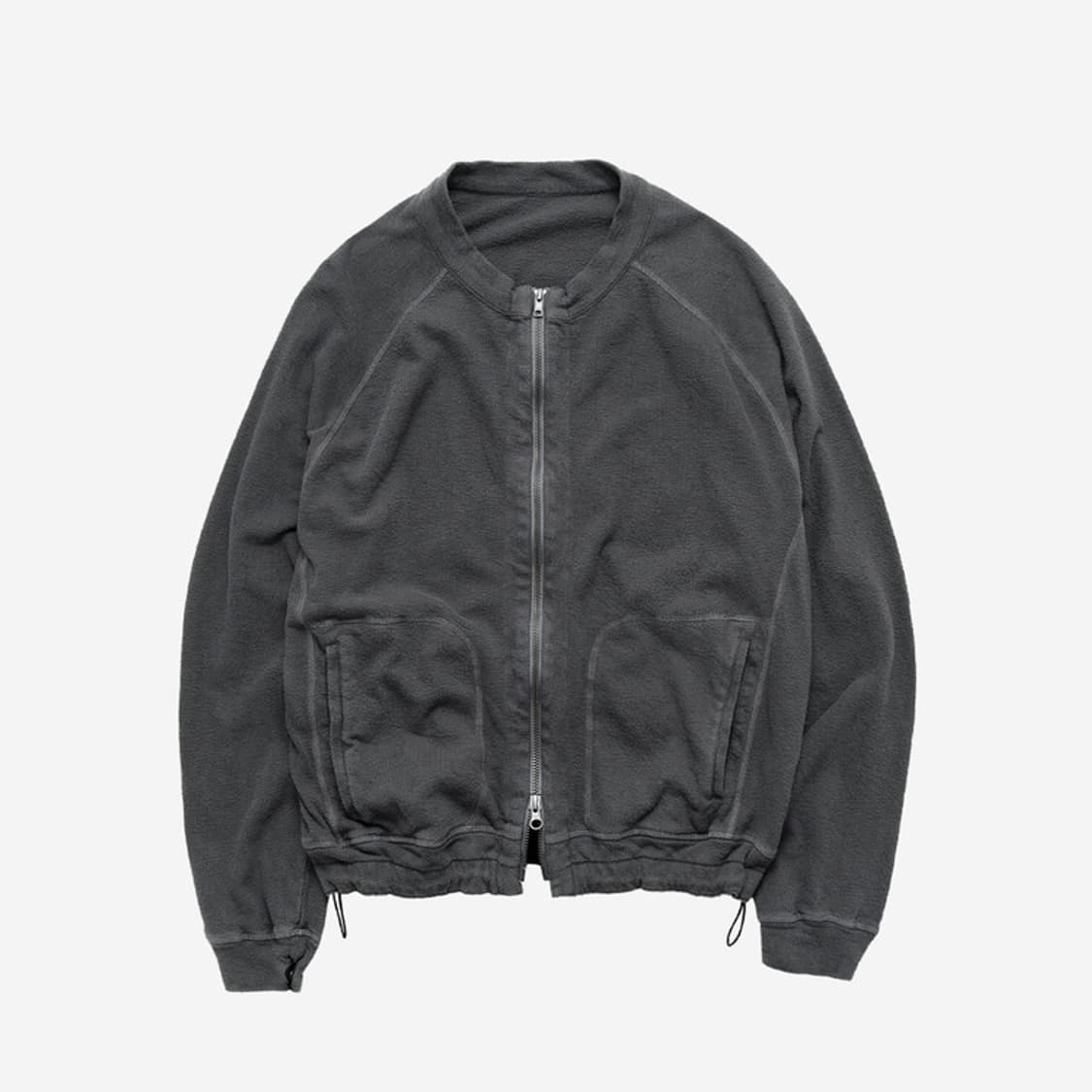 [2] 폴리테루 러프 셋 집업 그레이 상품이미지1