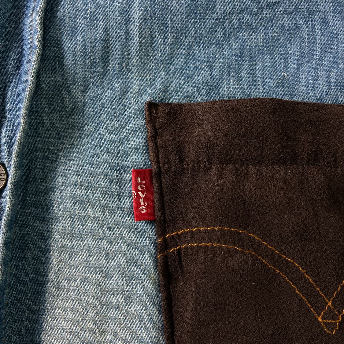 Levi's  리바이스 워시드 데님 웨스턴 셔츠  상품이미지3