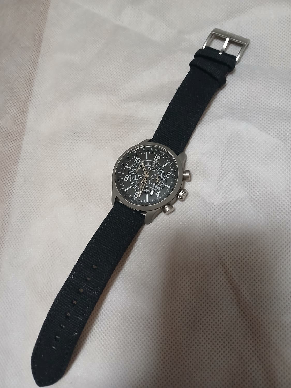 베르사체 베르수스 블랙 크로노시계 44mm 상품이미지3