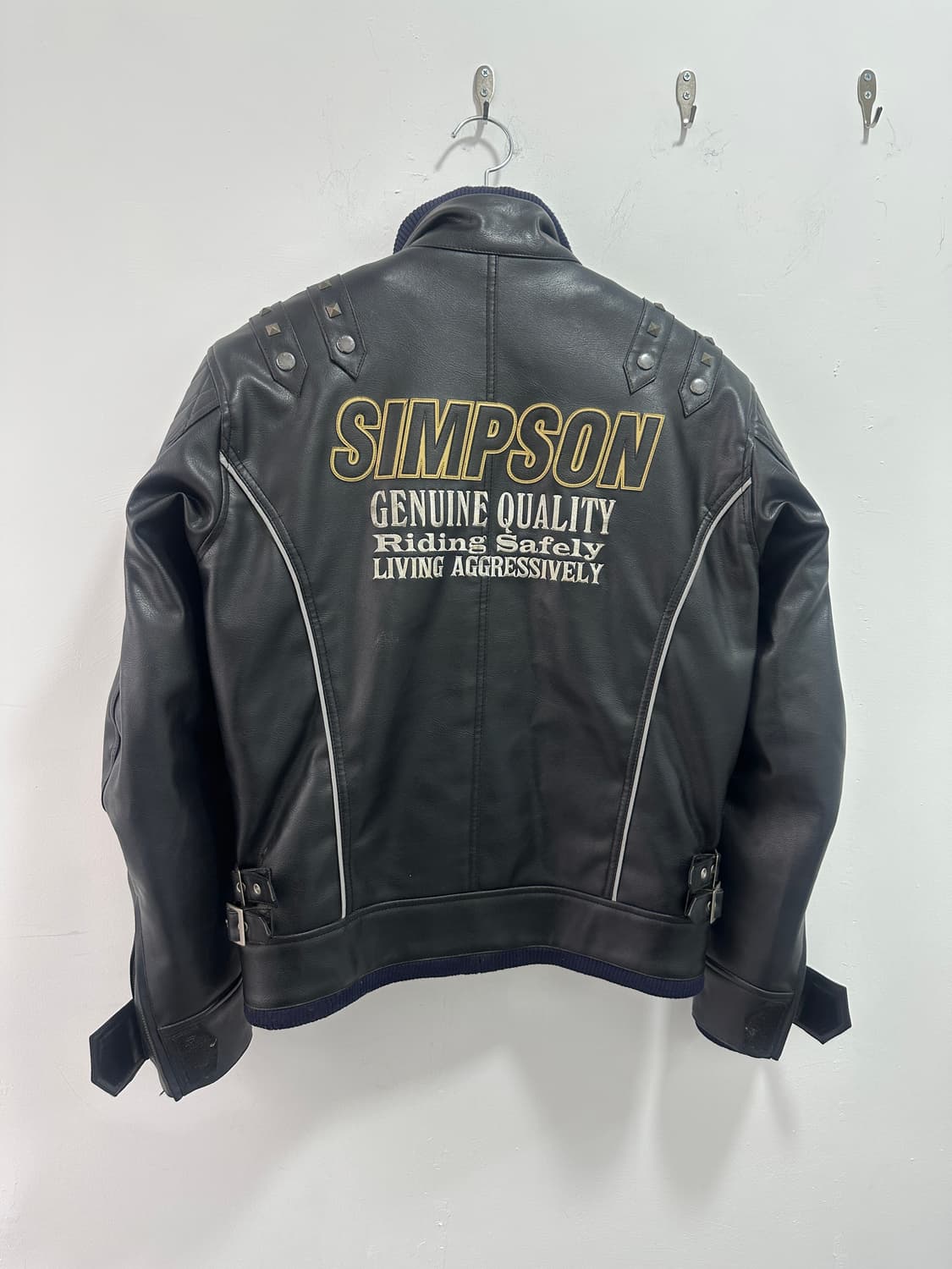 The Simpson stud motorcycle 2way jacket  상품이미지7