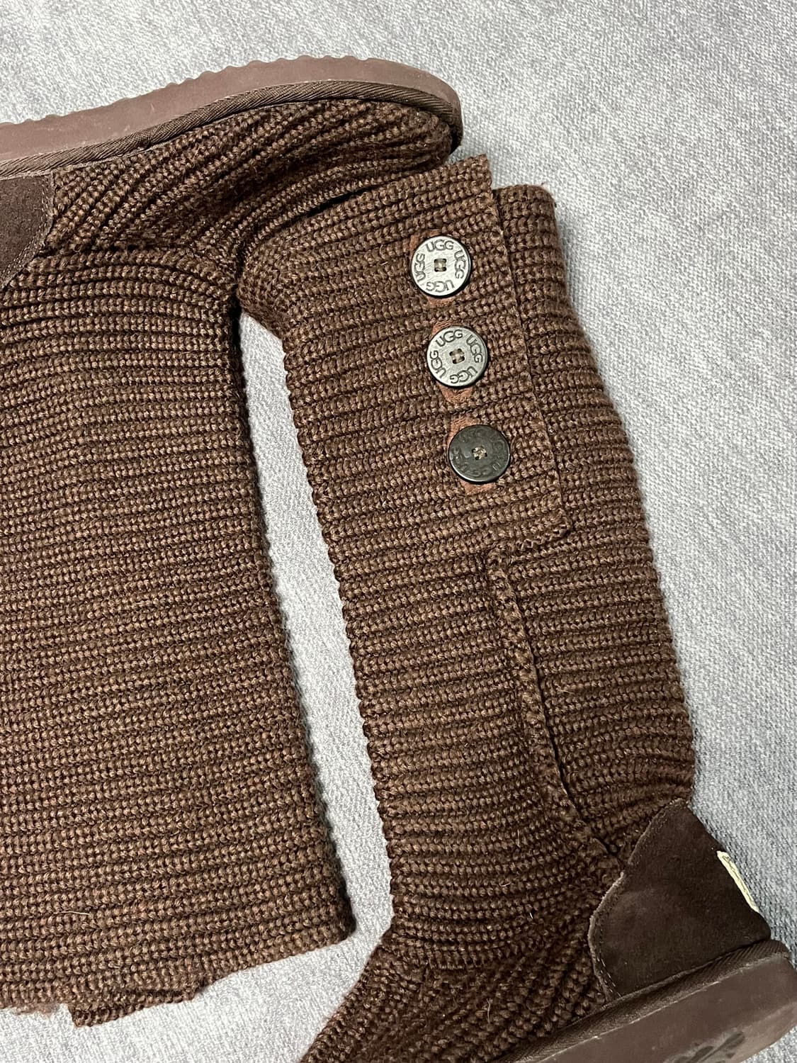 어그 카디 니트 부츠 초코브라운  상품이미지2