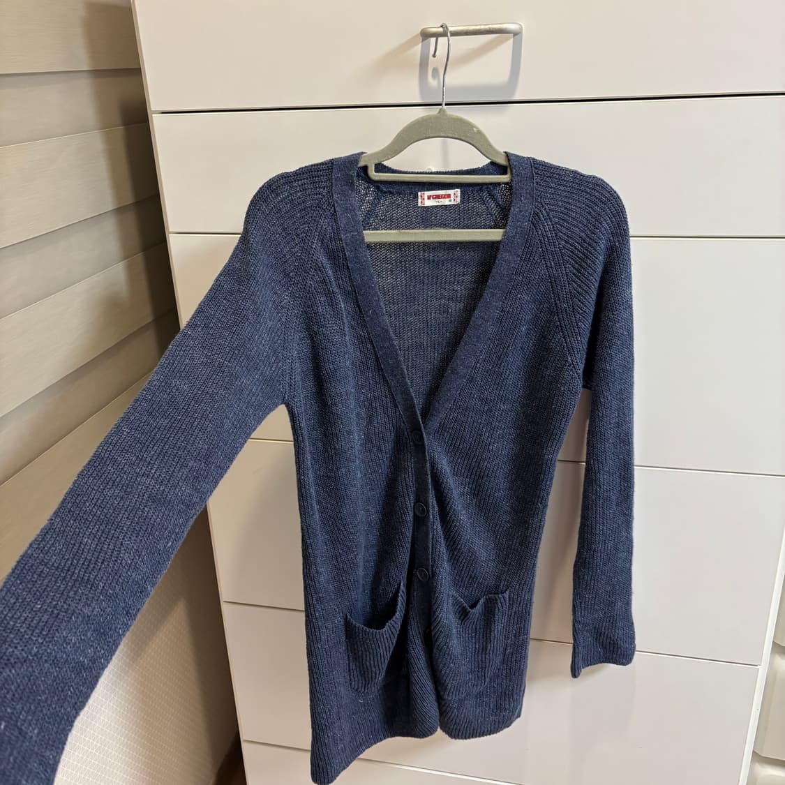 McGregor 린넨 100% 네이비 가디건 상품이미지2