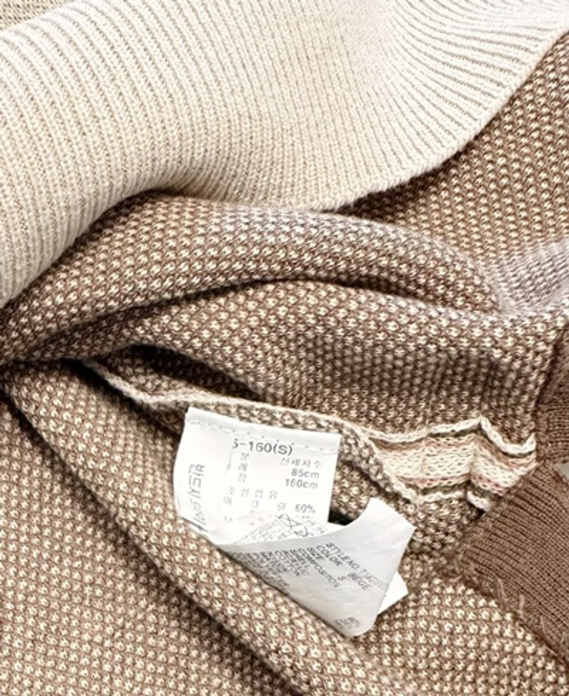 써스데이아일랜드 리본 니트 베스트 상품이미지6