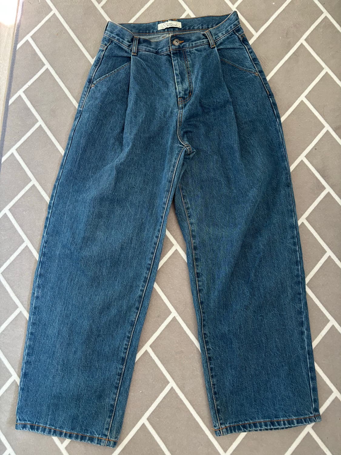 비슬로우 중청 30 콘밀 데님 상품이미지1