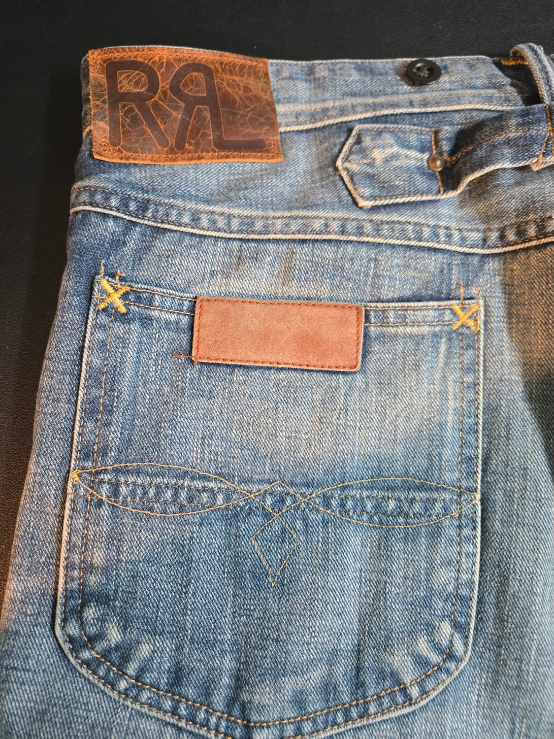 RRL  Slim Fit East-West Selvedge Jean 상품이미지4