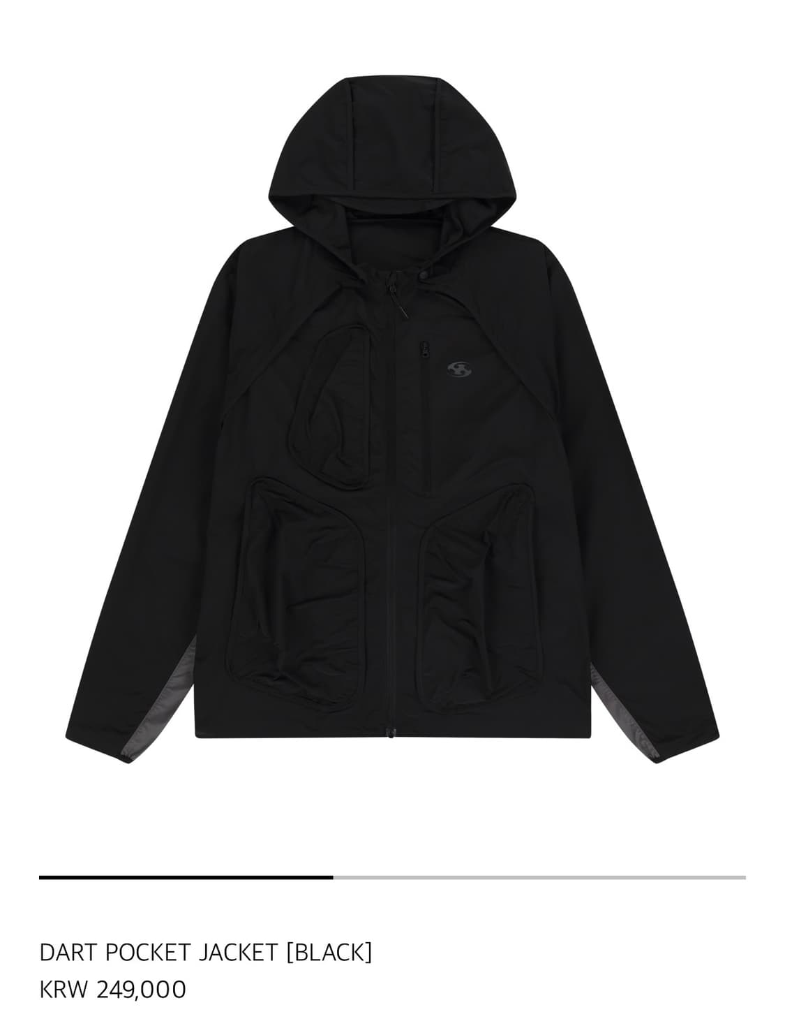 산산기어 DART POCKET JACKET [BLACK] 2 사이즈 상품이미지1