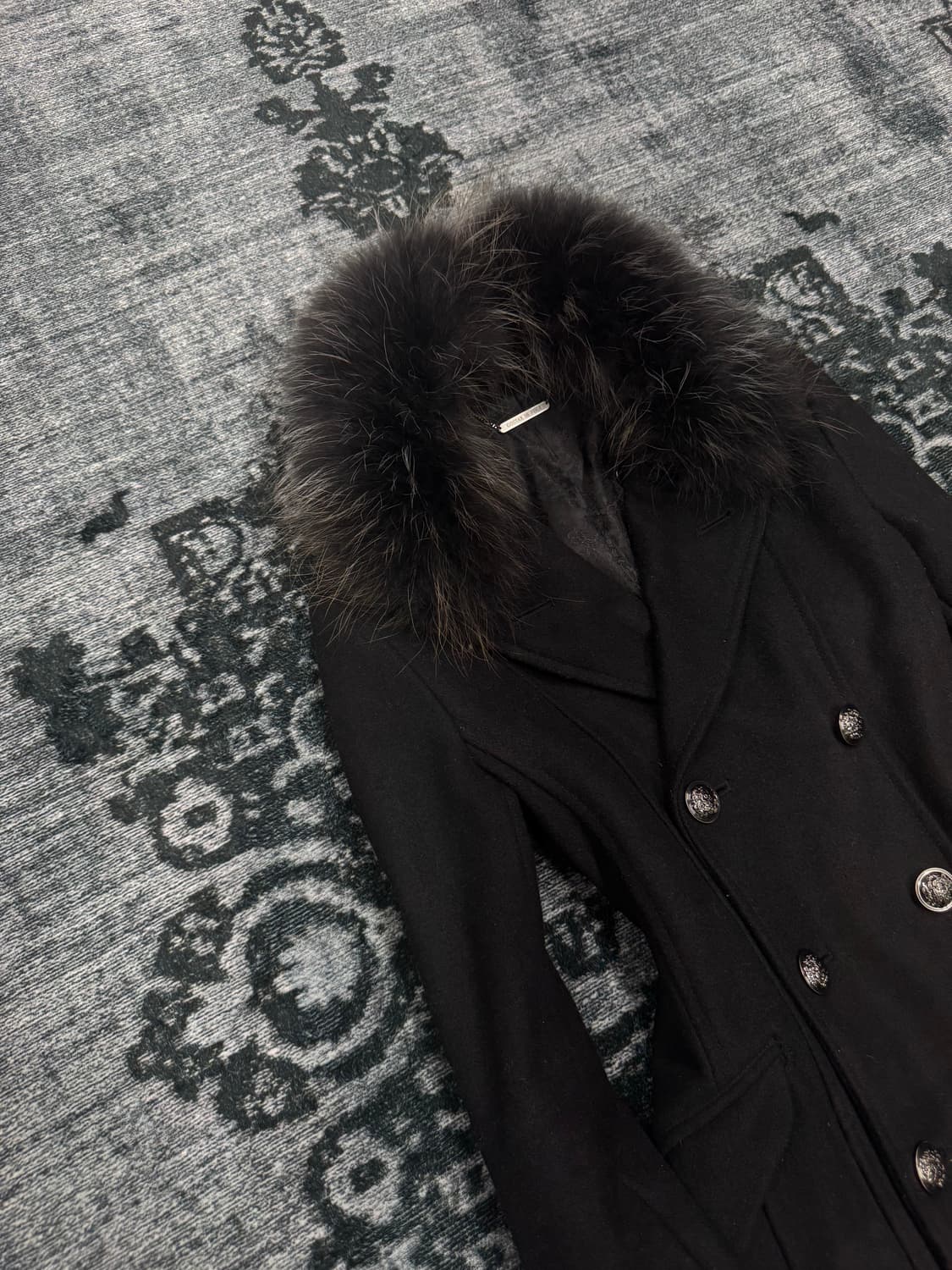 Gostar de fuga trimming fur double jacke 상품이미지2