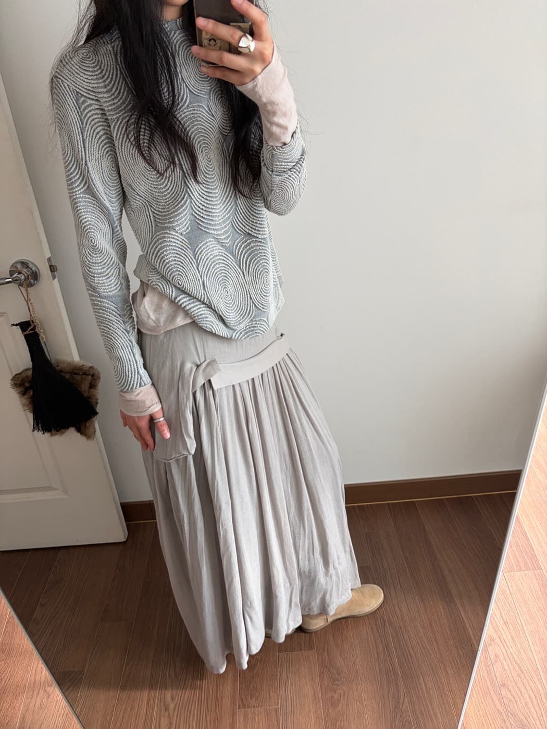 patterned pullover blouse 상품이미지4