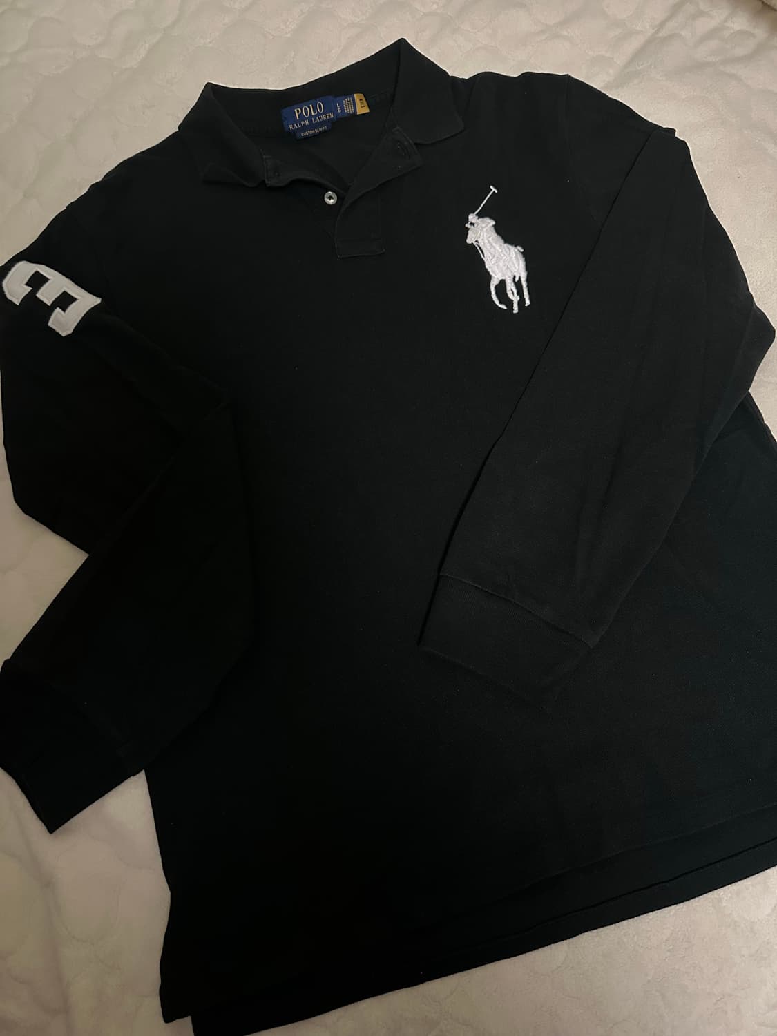 폴로 랄프로렌 빅포니 카라티 블랙 상품이미지1