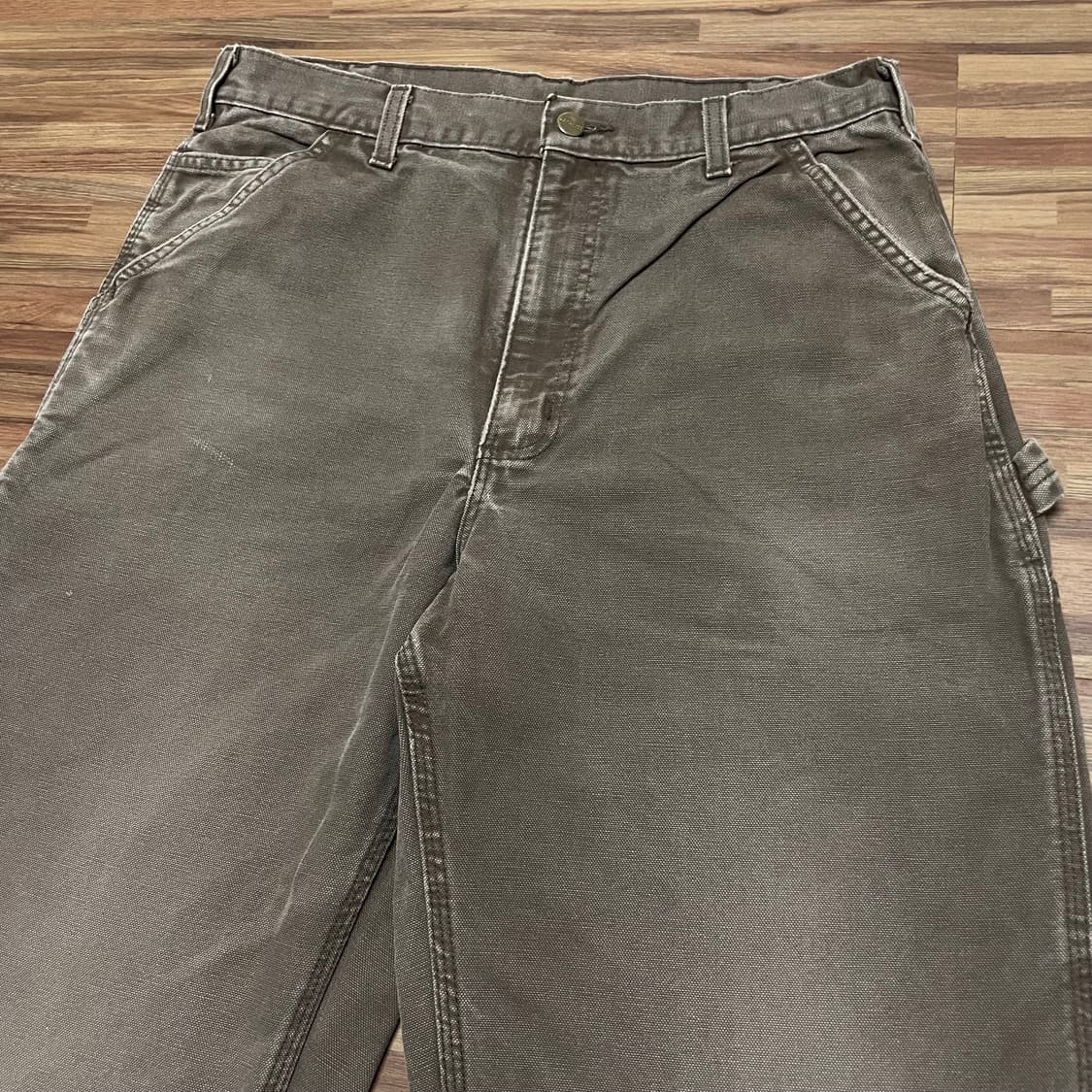 칼하트 싱글니 dkb 다크브라운 카펜터 워크팬츠 상품이미지3