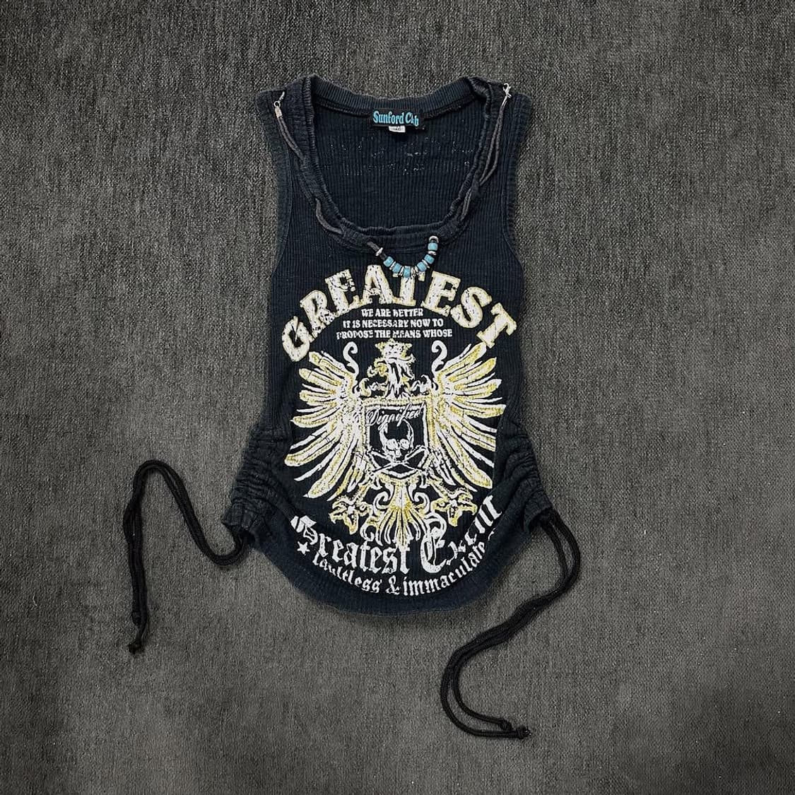 Y2K biz necklace sleeveless 상품이미지1