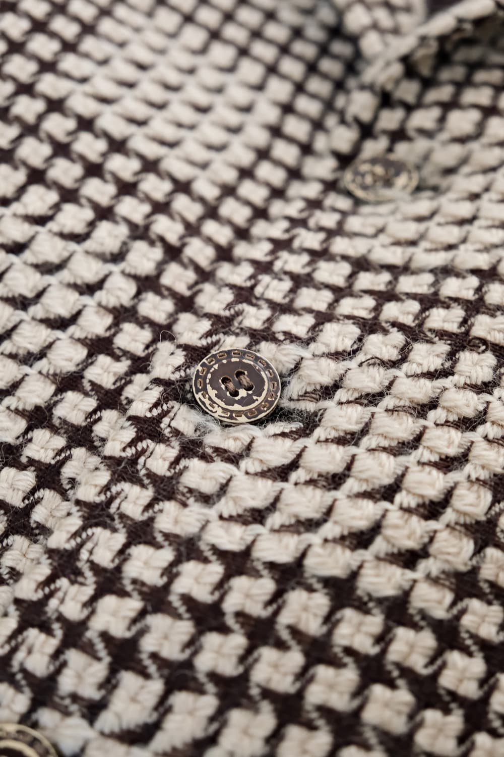 스퀘어 패턴 울 자켓 95  상품이미지6