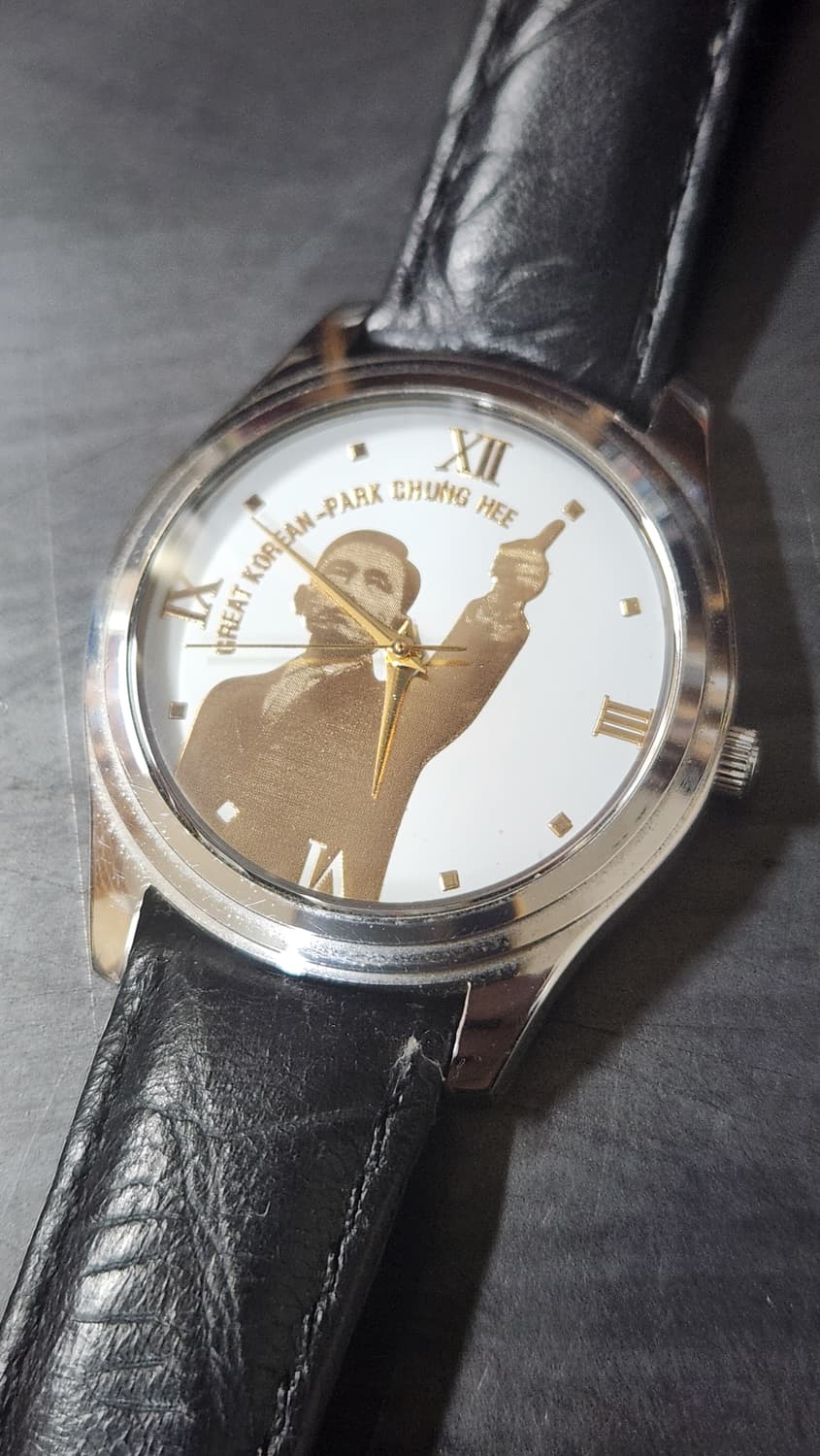 박정희 대통령 기념 손목시계 가죽줄 상품이미지3