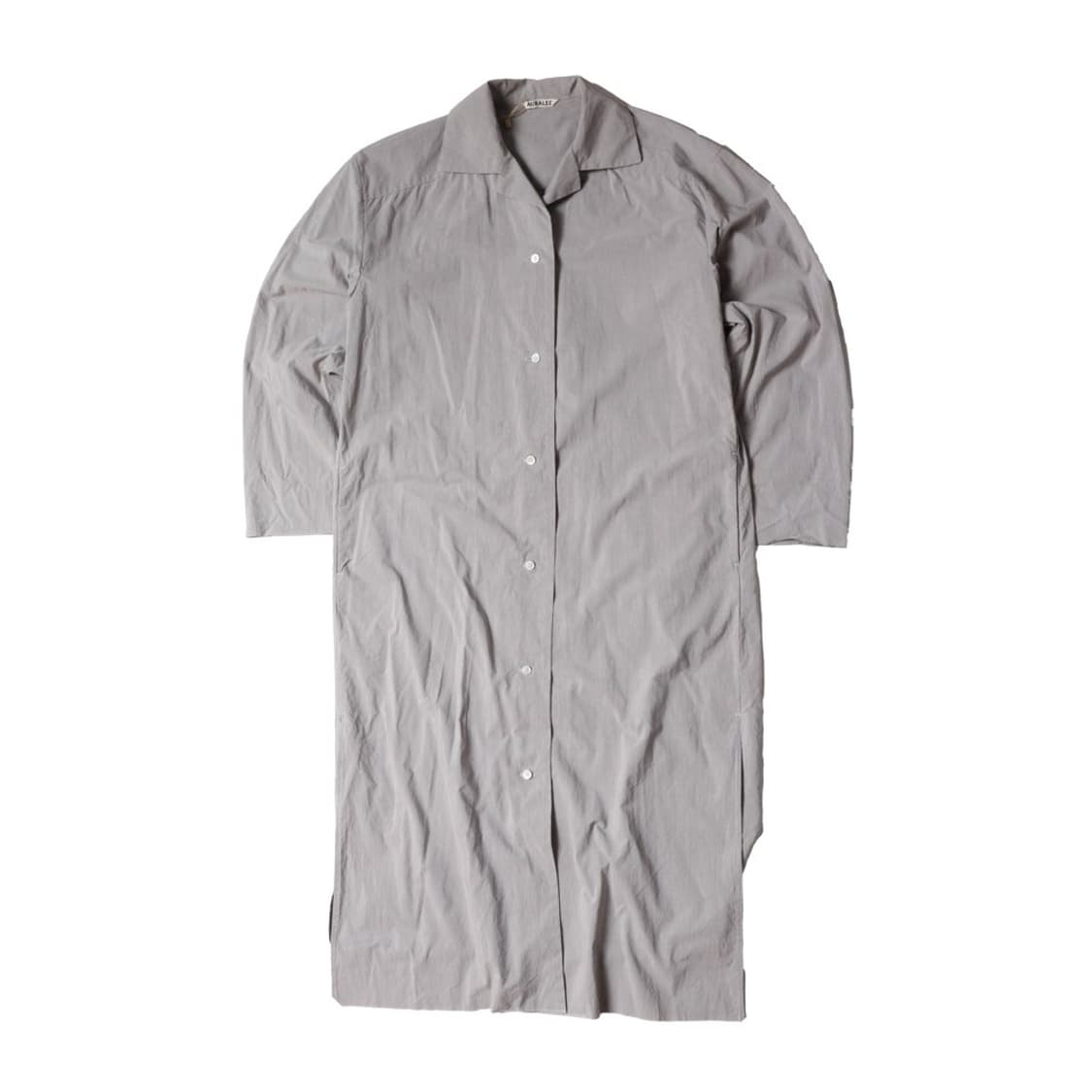 오라리 Auralee Stripe Button Up Dress 
 상품이미지1