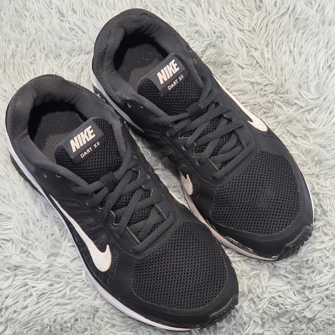 7x-26:나이키다트12(Nike Dart XII)블랙/화이트(235) 상품이미지5