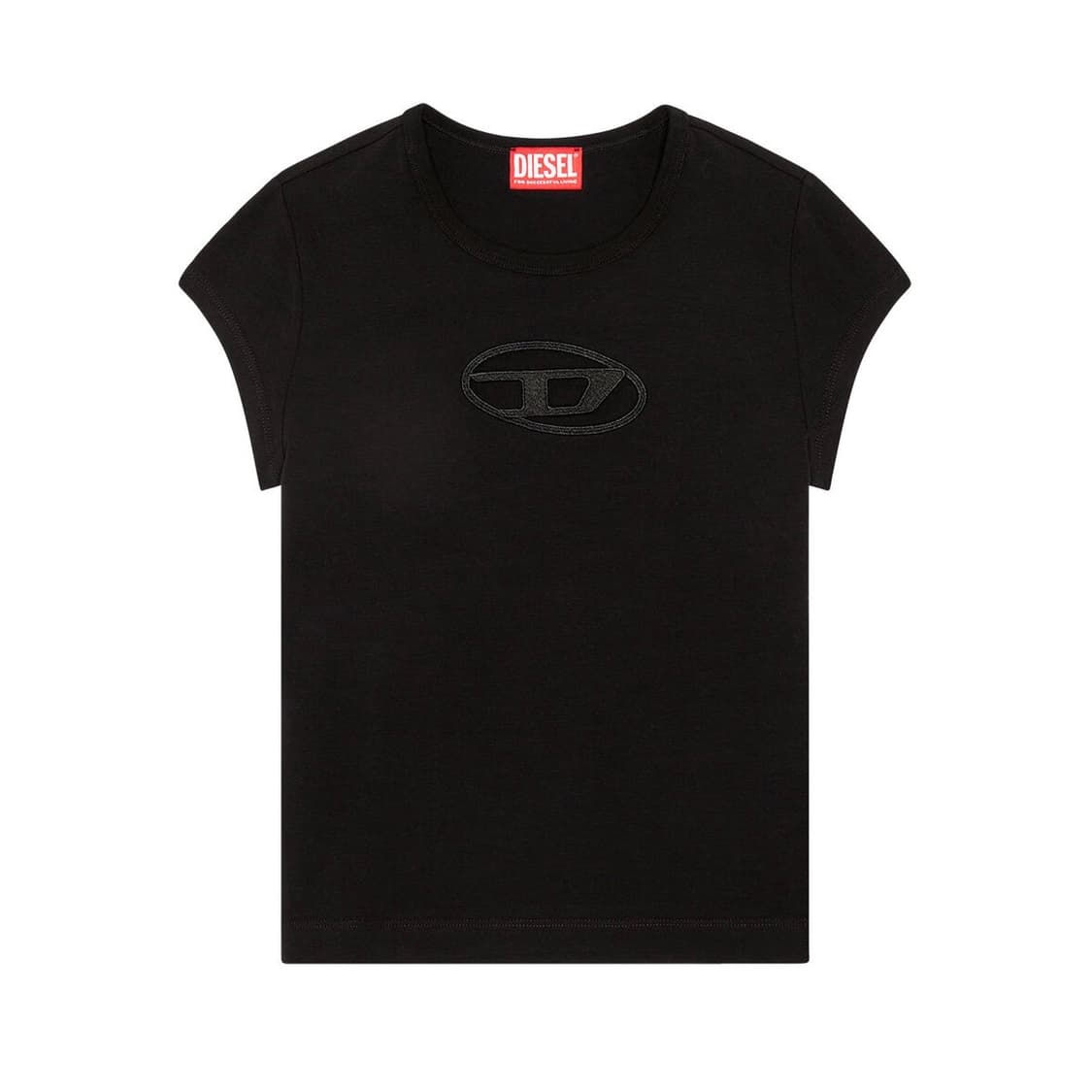 Diesel 디젤 피카부 로고 티셔츠 블랙 M 상품이미지1