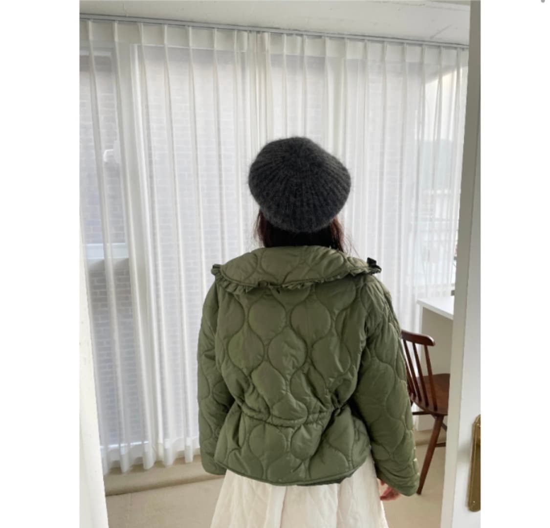 김아홉 레이스 경량패딩 (블랙) 상품이미지5