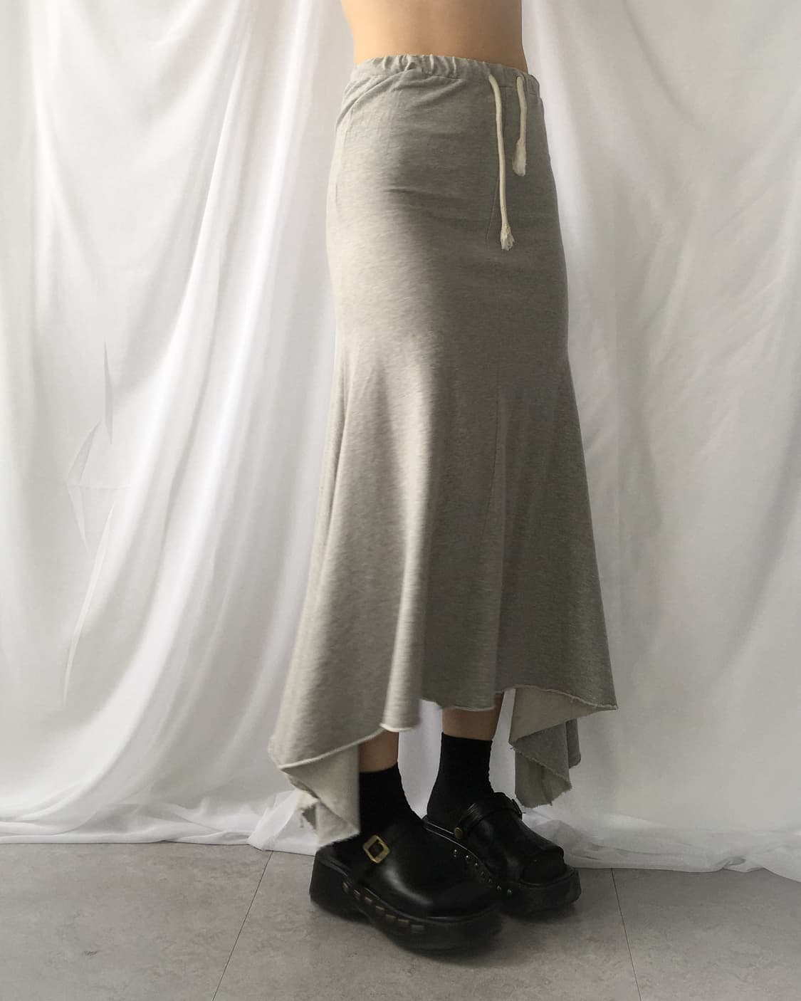 Unbalanced sweat skirt 상품이미지6