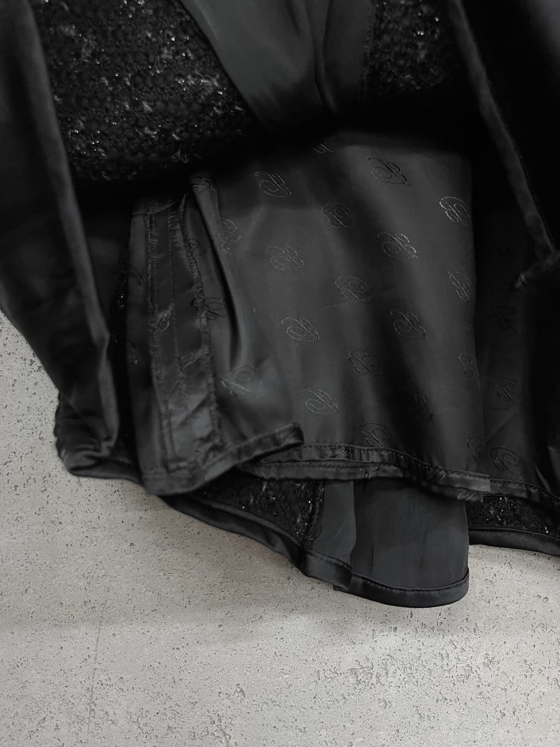 00s BLUMARINE 블루마린 트위드 실크 스커트 상품이미지7