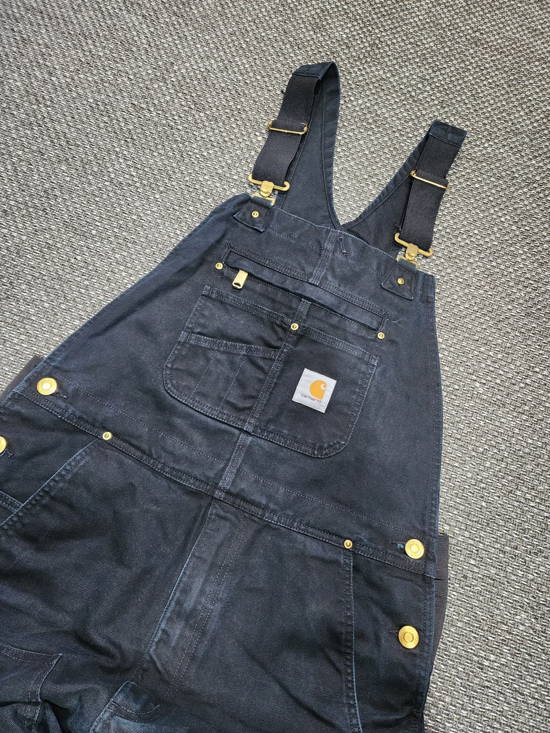 칼하트 블랙 오버롤  34 사이즈  상품이미지5