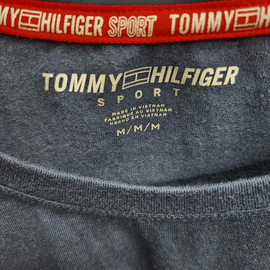 타미힐피거 스포츠 빅로고 크롭반팔 M(L) 상품이미지5