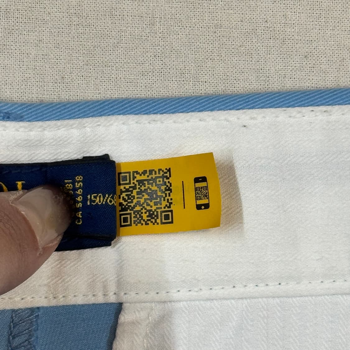 27inch) 폴로 랄프로렌 여성 와이드 스트레이트 치노 팬츠 상품이미지8