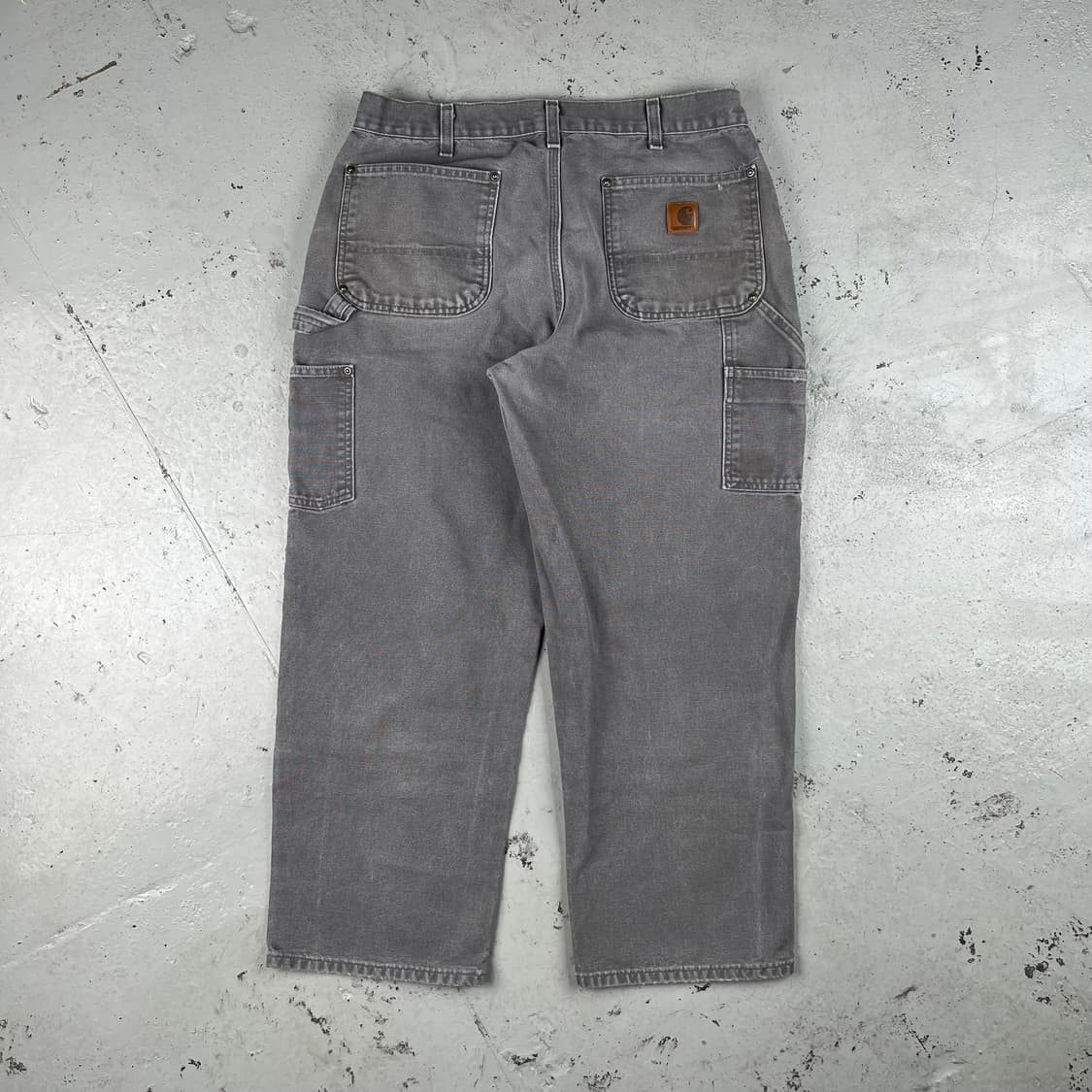 칼하트 더블니 워크팬츠 그레이 B136 상품이미지3