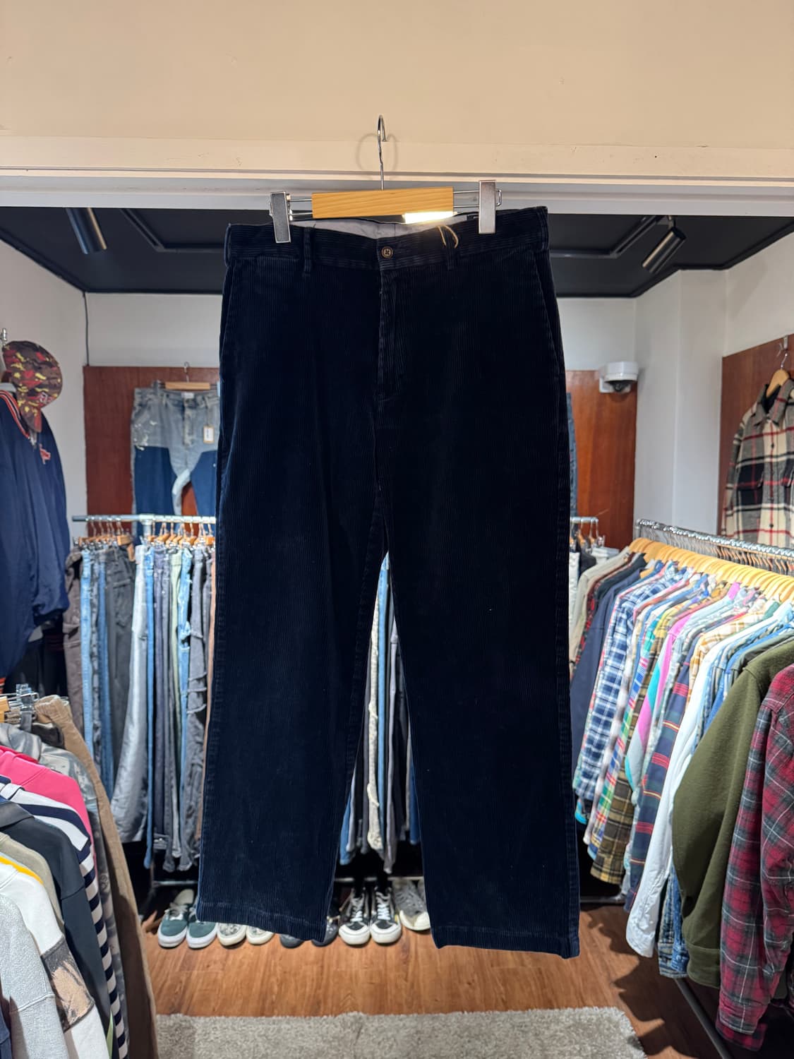 폴로랄프로렌 클래식핏 코듀로이 팬츠 빈티지 골덴바지 네이비 32 상품이미지1