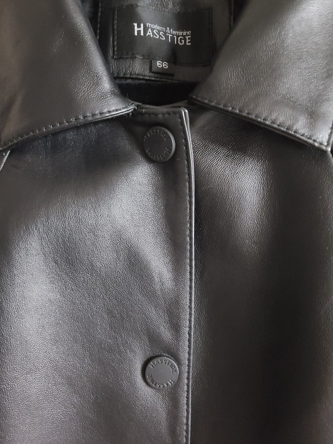 HASSTIGE 블랙 양가죽 코트 66 상품이미지3
