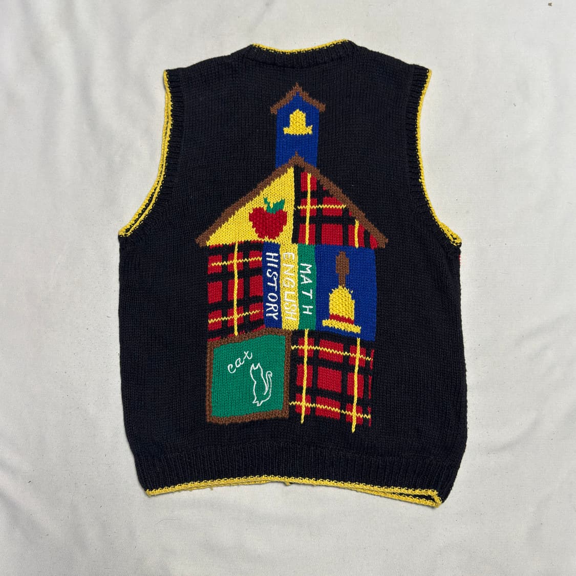 M vtg 크리스마스 니트 베스트 상품이미지3