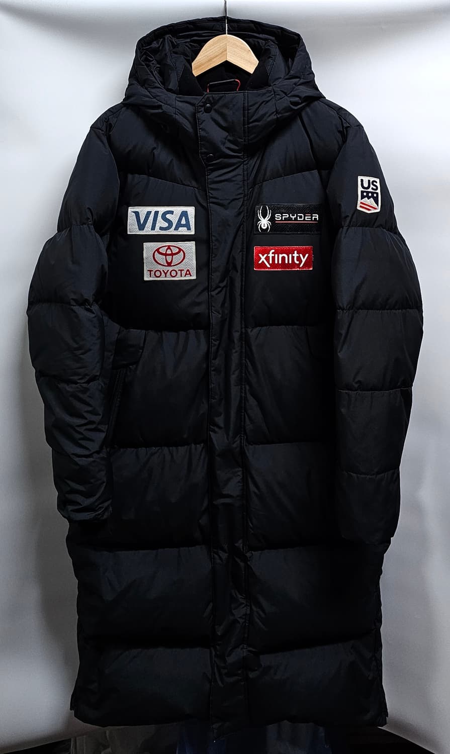 스파이더 US스키팀 구스다운 롱패딩 95 상품이미지1