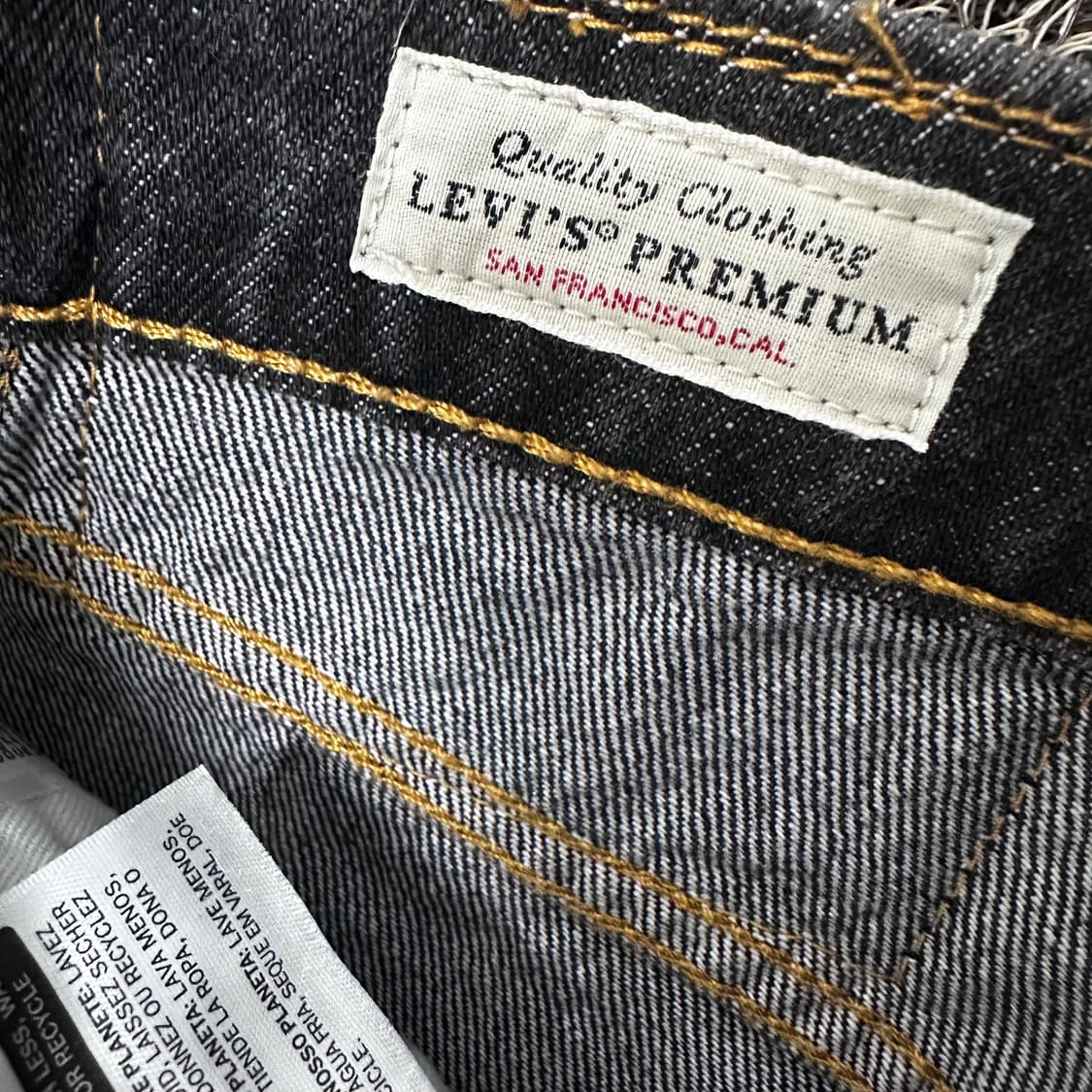 리바이스 프리미엄 하이볼 데님 청바지 팬츠 28인치 상품이미지5