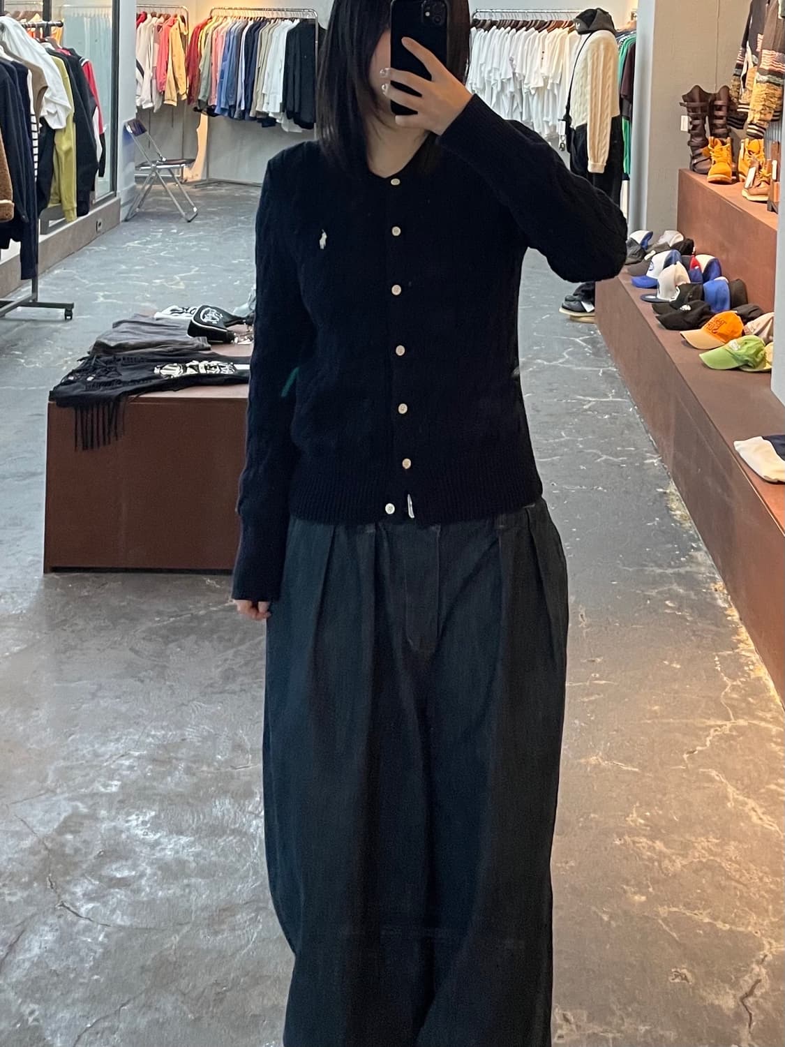 폴로랄프로렌 포니로고 케이블 니트 가디건 H1069 상품이미지1