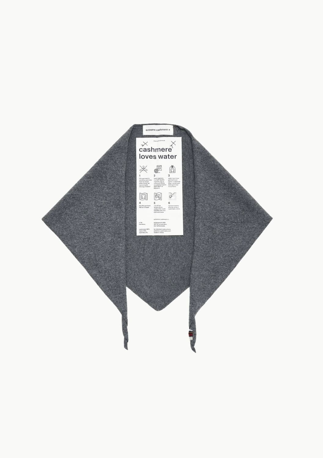 새상품 [OS] 익스트림캐시미어 반다나 그레이 상품이미지1