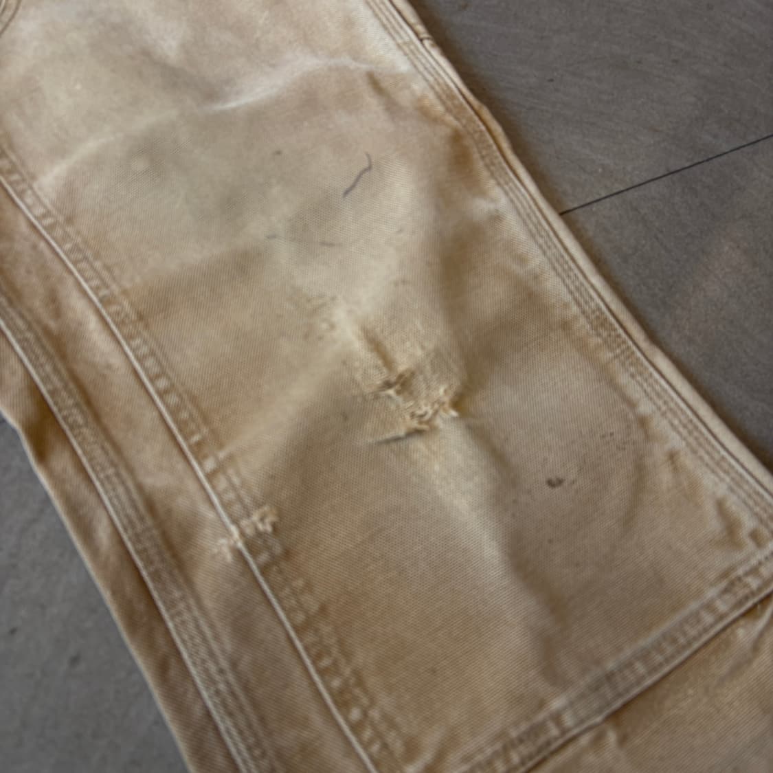 칼하트 정품 바지 브라운 더블니 팬츠 상품이미지4