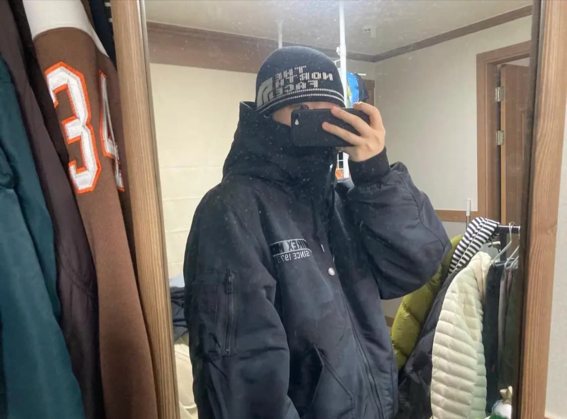 아비렉스 밀리터리 카모 후드 ma1 자켓 XL 상품이미지5