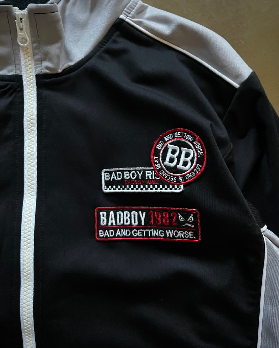 90s BAD BOY Multi Patch Y2K Track Jacket 상품이미지4