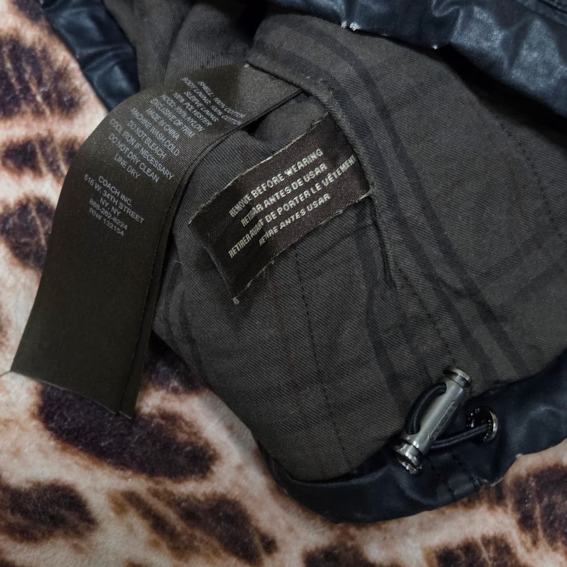 코치 왁스 코팅 밀리터리 필드 자켓 상품이미지10