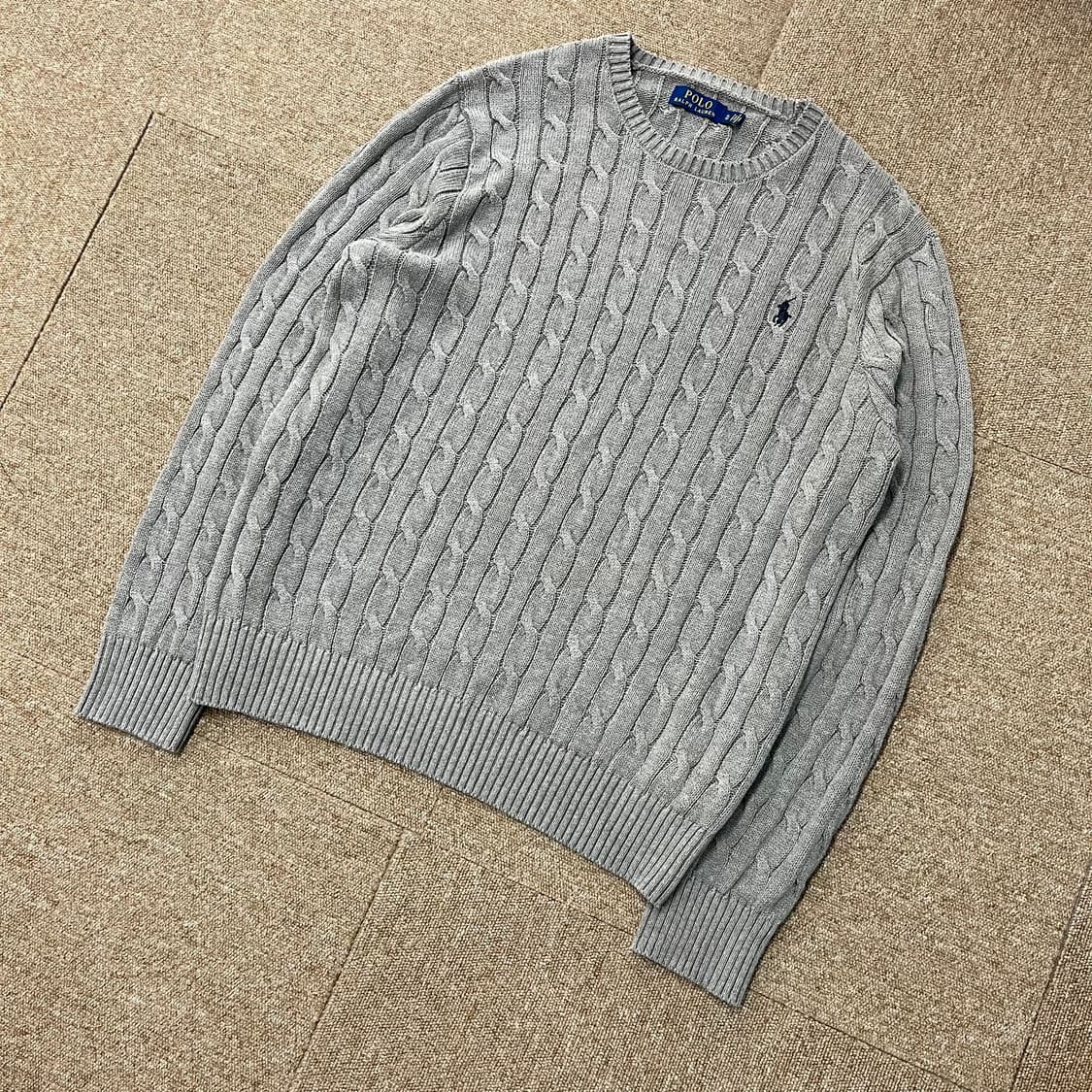 폴로 랄프로렌 꽈배기 니트 상품이미지1