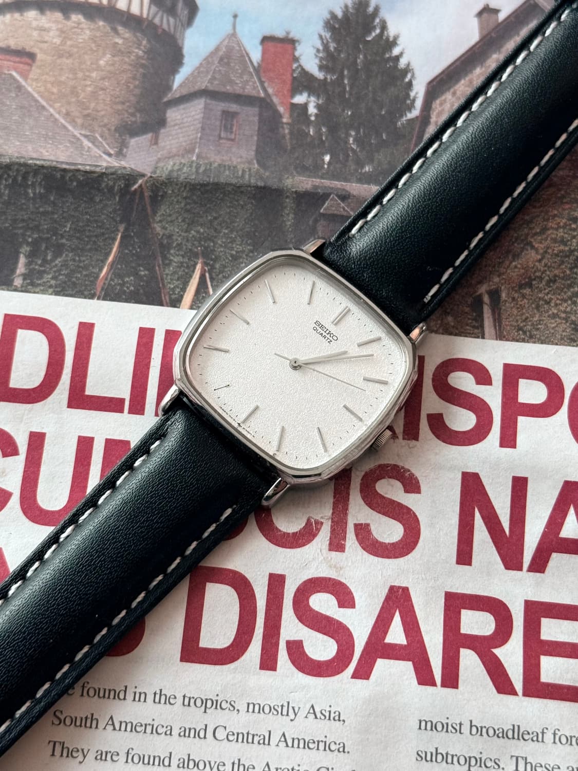 세이코 Seiko 쿼츠 스노우 스퀘어 상품이미지1